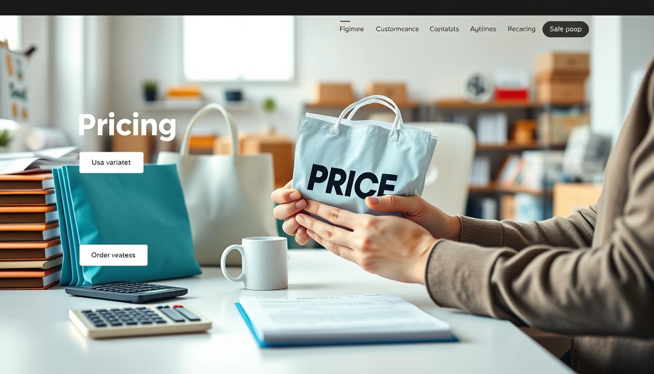 Supporting pricing visual